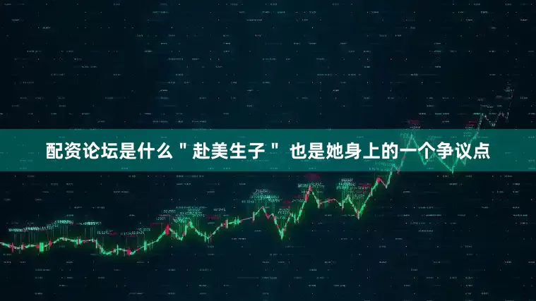 配资论坛是什么＂赴美生子＂ 也是她身上的一个争议点